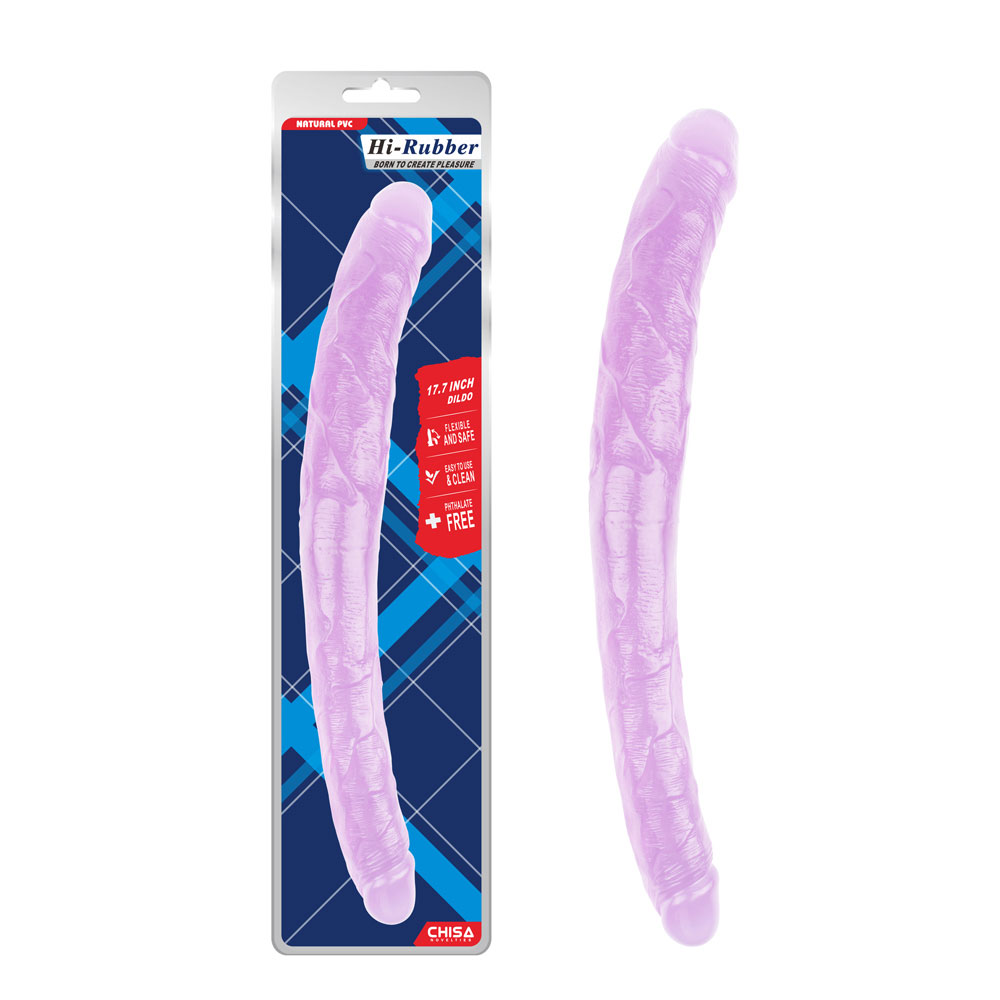 Dildo-violet de 17,8 inchi