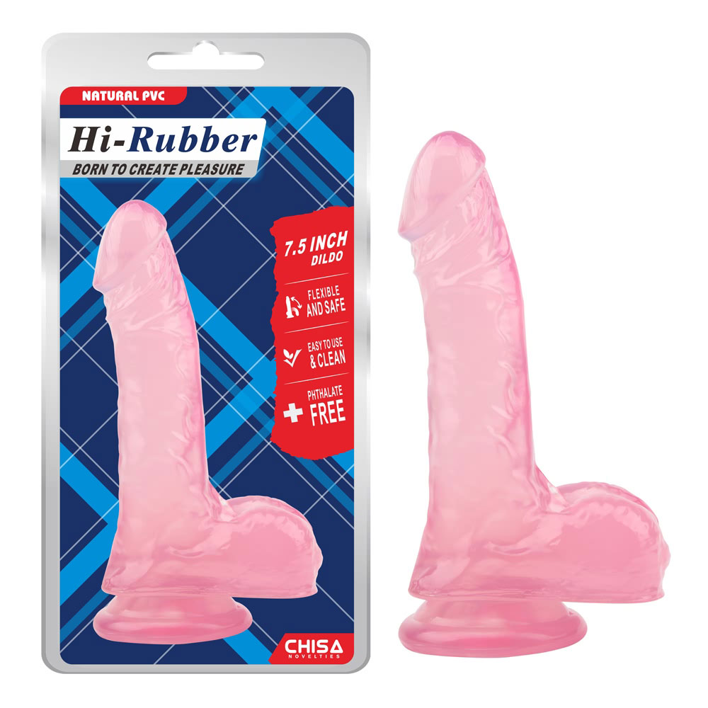 Dildo de 7,5 inch-roz