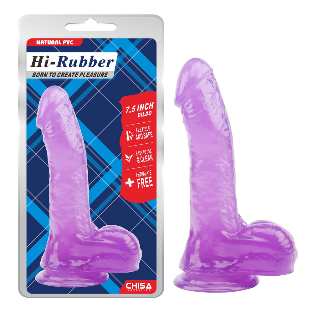 Dildo de 7,5 inch-violet