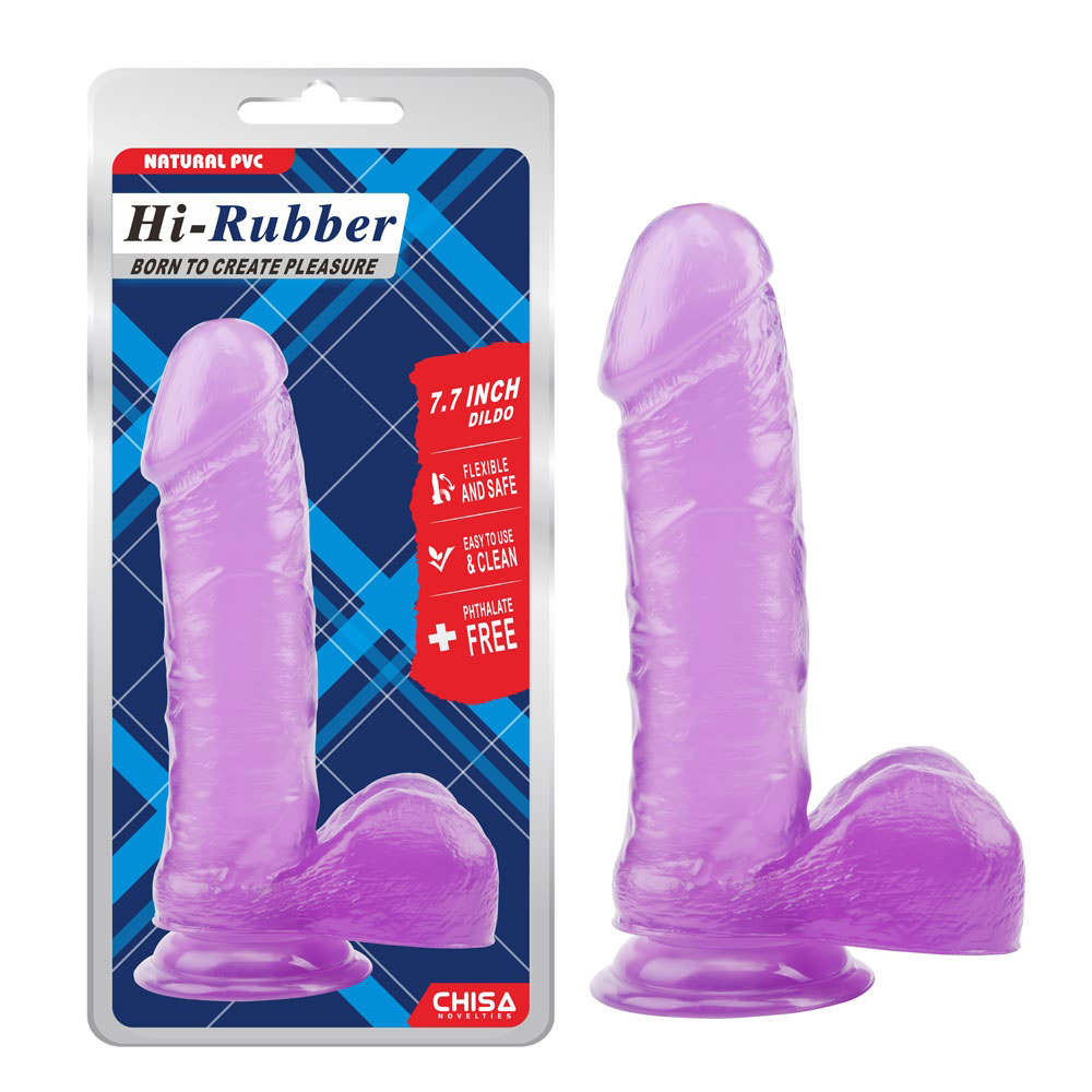 Dildo de 7,7 inch-violet