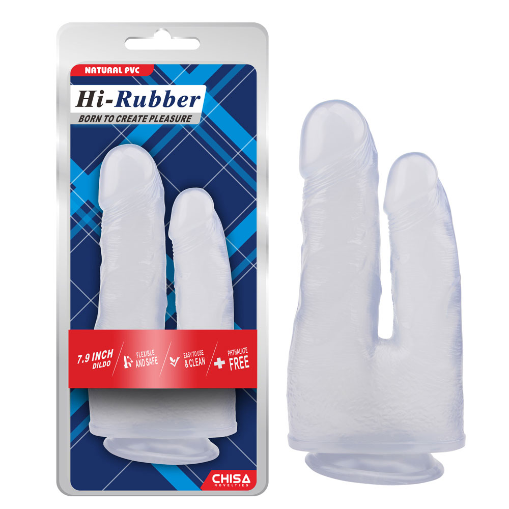 Dildo-Clear de 7,9 inchi