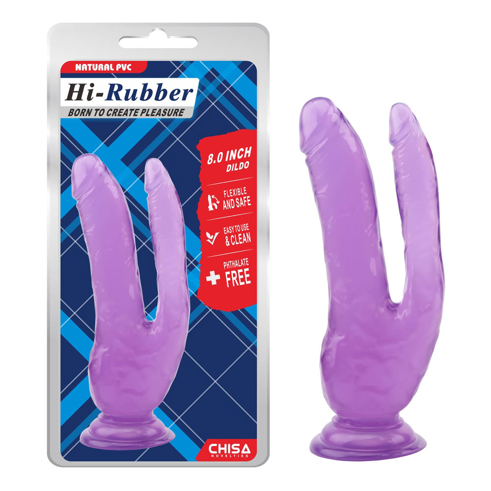 Dildo de 8.0 inch - violet