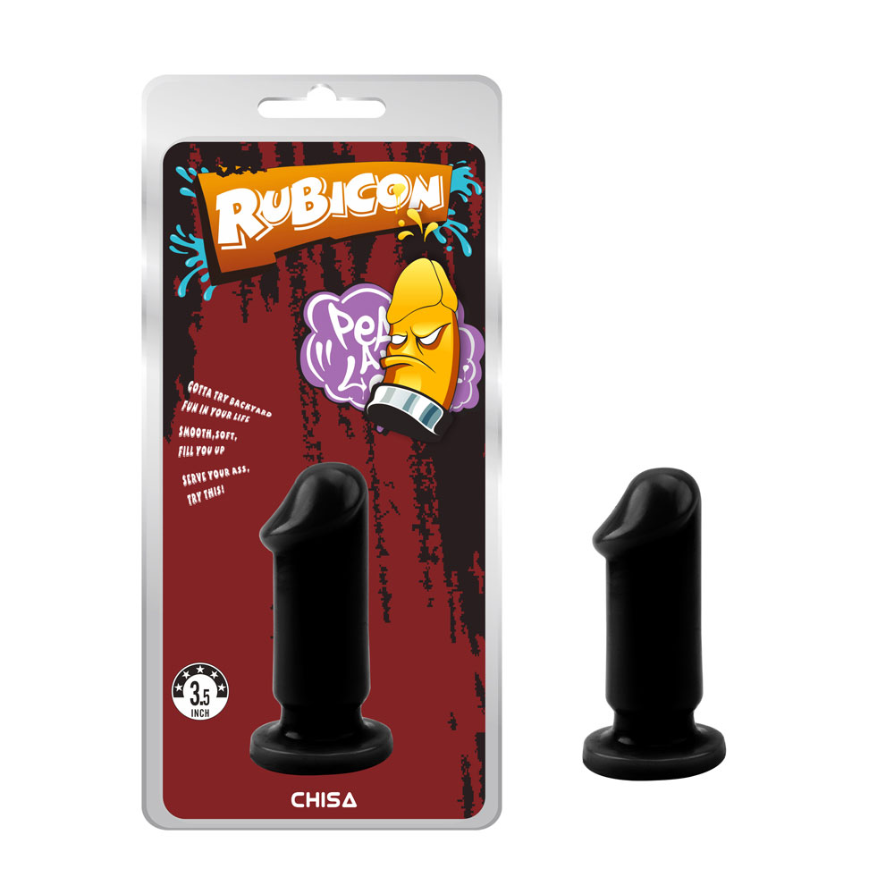 Evil Dildo Plug S-Negru