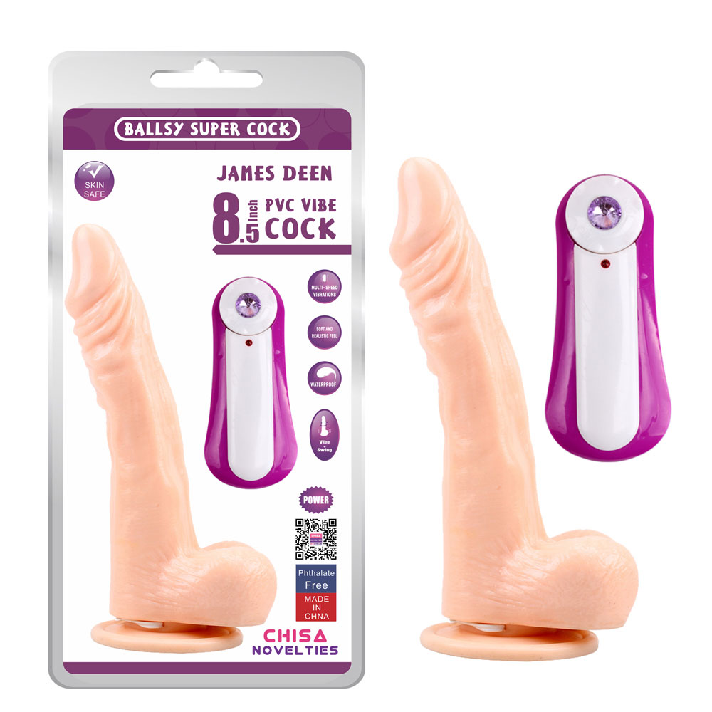 Dildo vibrator JAMES DEEN 8.5